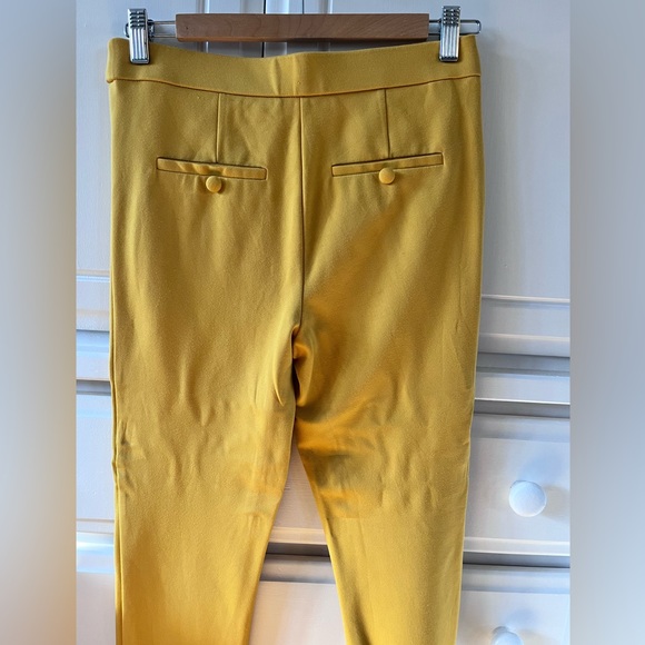 Jules & Leopold Mustard Yellow ankle length pants Size S - Picture 3 of 6